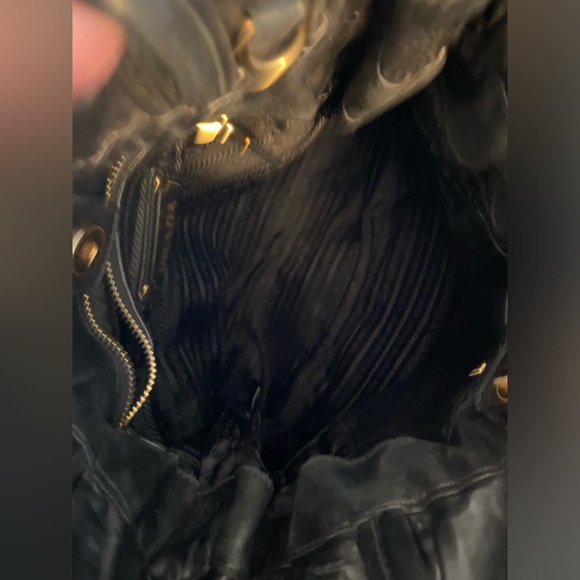 Prada Nappa Nero Soft Leather Shoulder Bag | Slouchy Chic | Italy - Picture 15 of 15